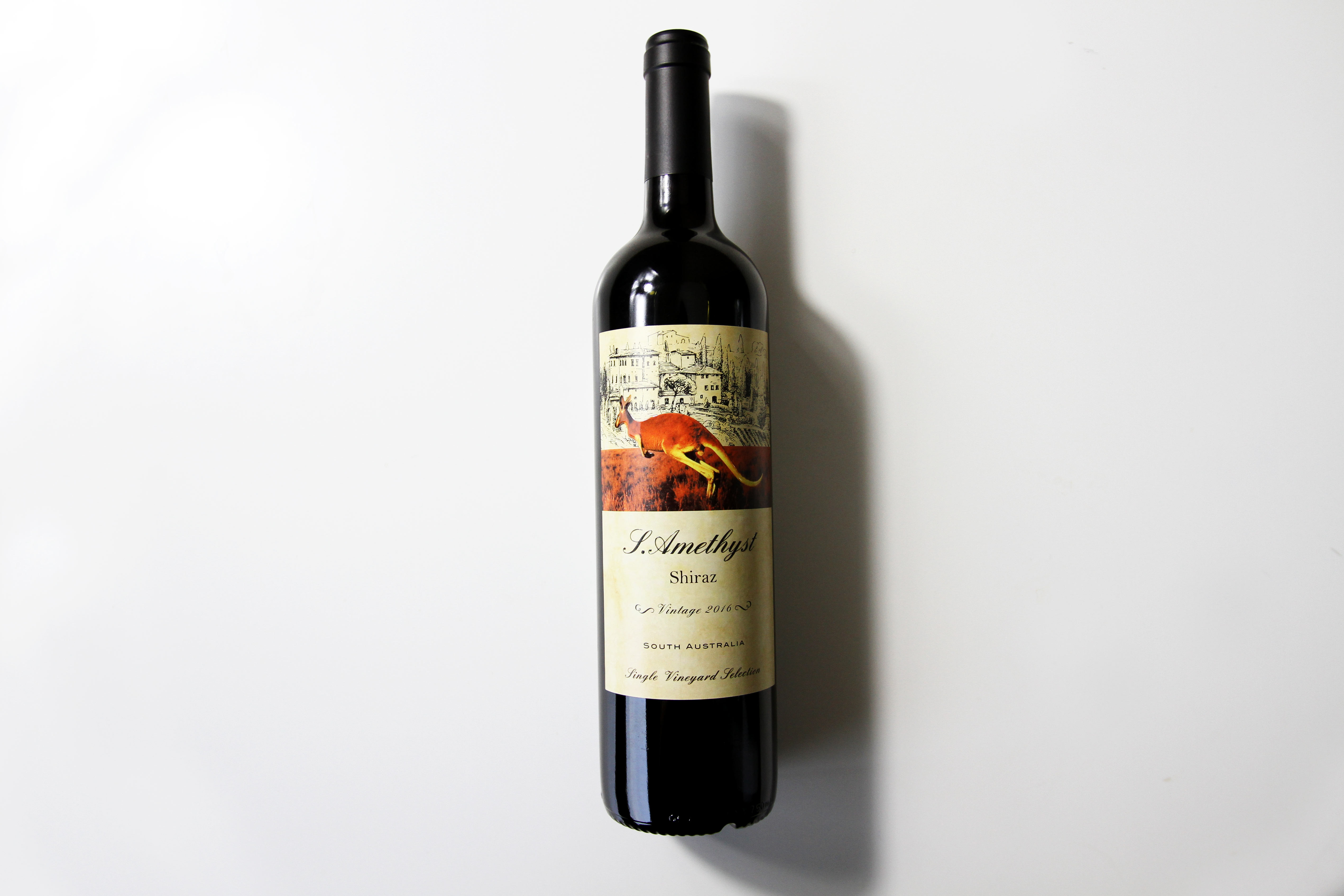 澳大利亚原瓶进口 2016紫晶袋鼠西拉干红葡萄酒