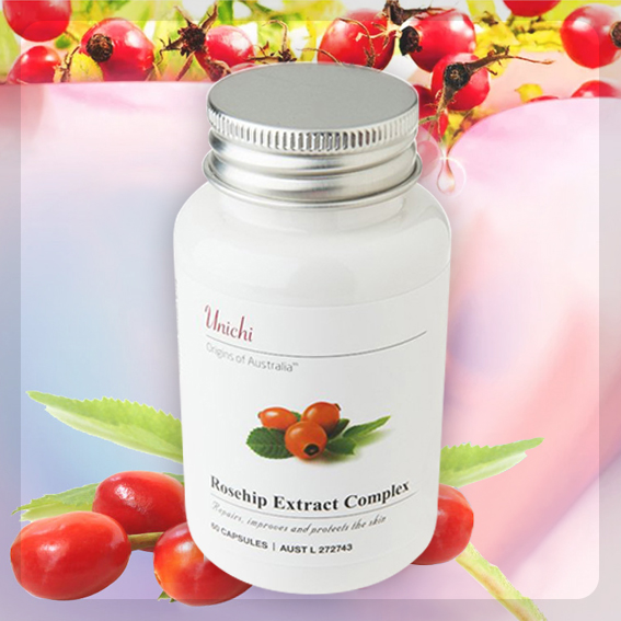 unichi玫瑰果精华胶囊60粒-新西兰直邮.