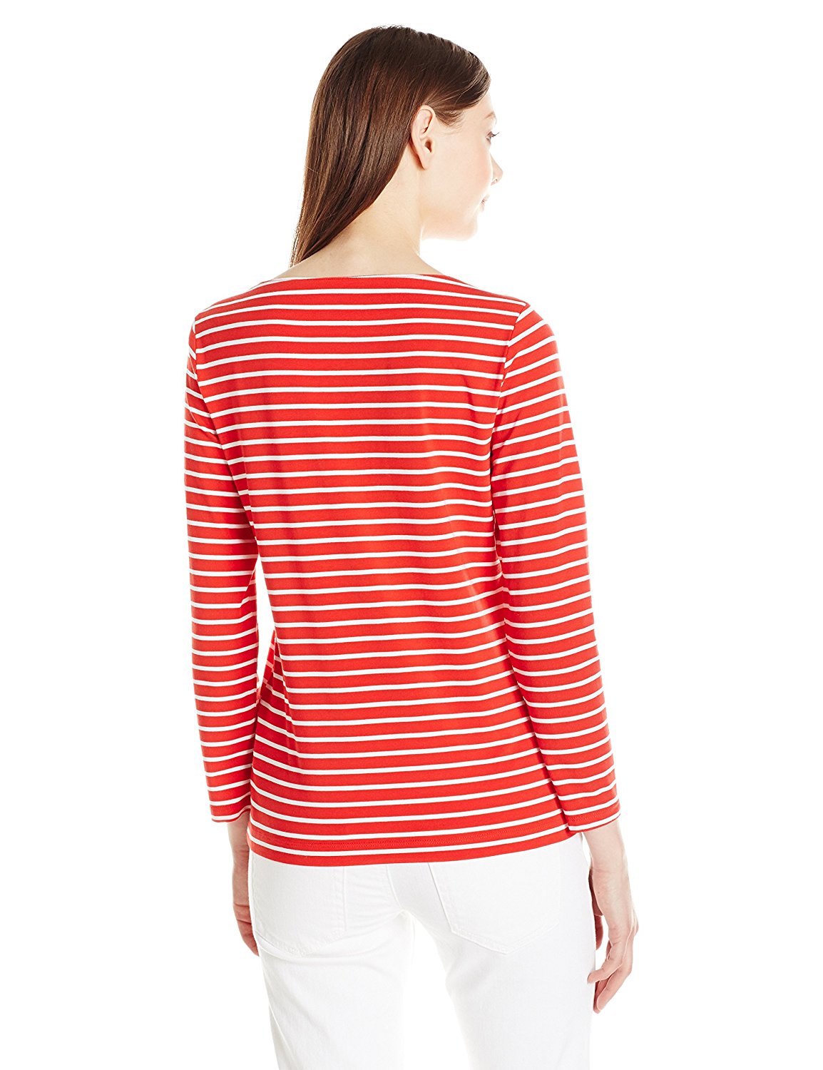 安妮克莱因(美国著名时尚品牌) anne klein 女式条纹针织上衣