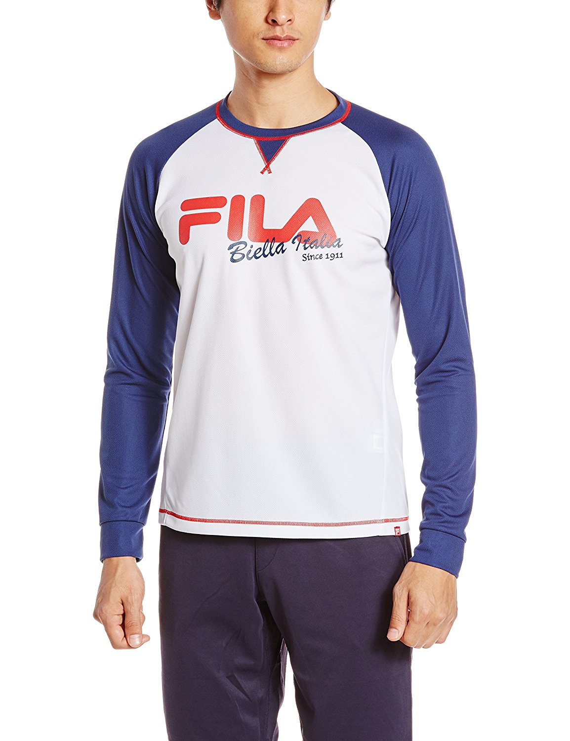 斐樂(來自意大利的運動品牌) (斐樂) fila 網紋圖案 t 445324 [ 男款