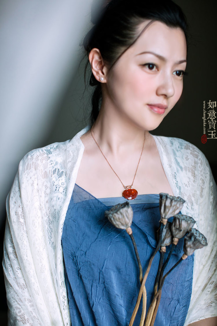 冰种红翡如意宝玉 - 张咔咔的珠宝眼