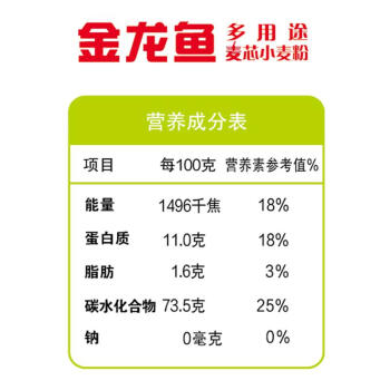金龙鱼多用途麦芯粉5kg袋