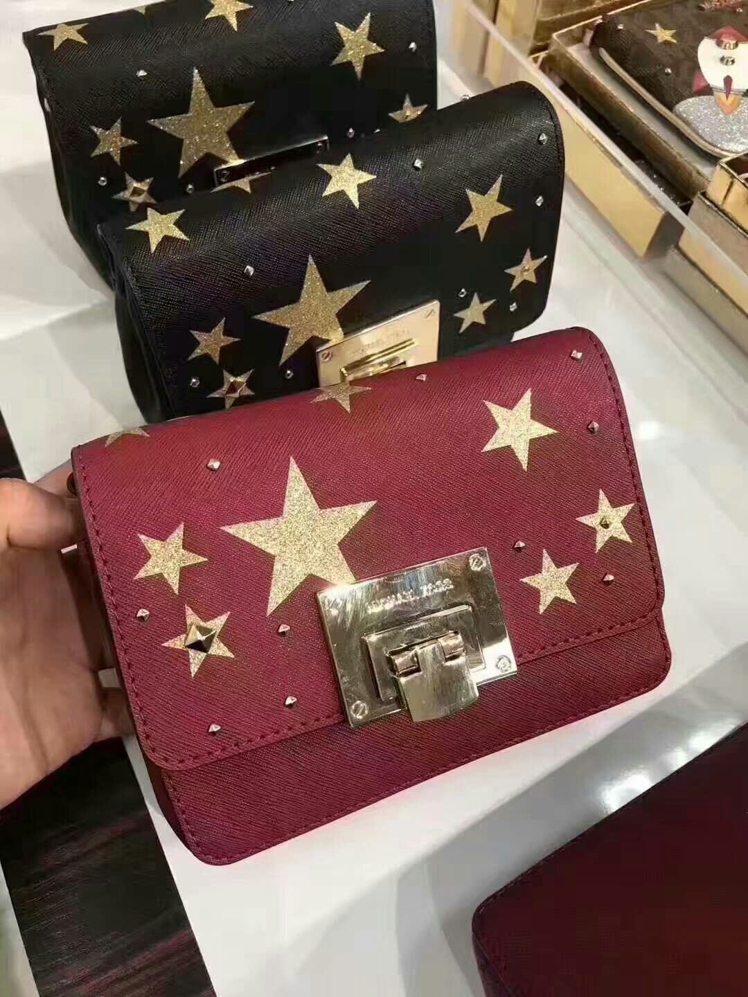 mk圣诞限量款 小可爱tina链条包星星款 美国直邮