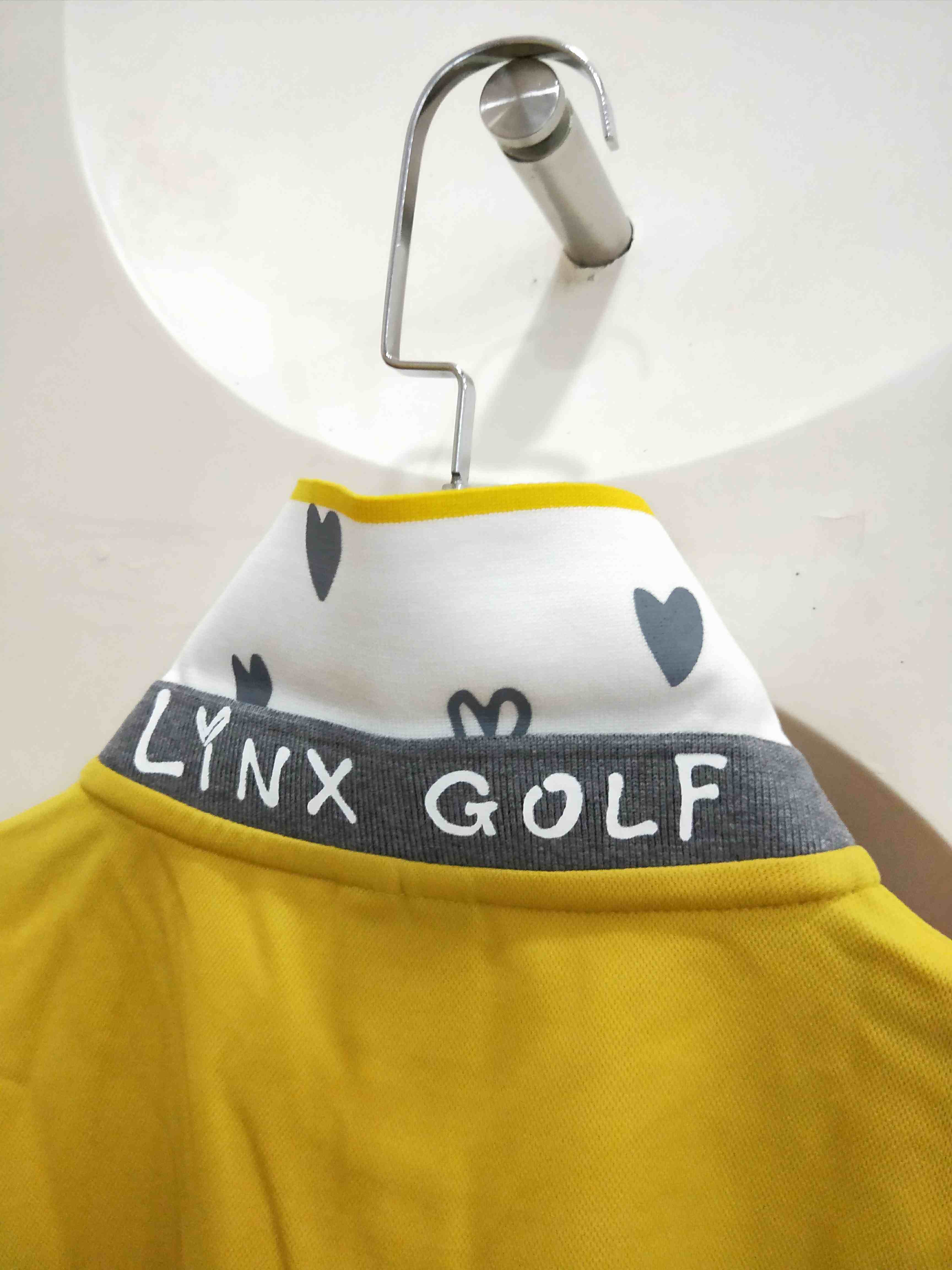 【双11活动】韩国品牌lynx golf小猫logo女士长袖上衣
