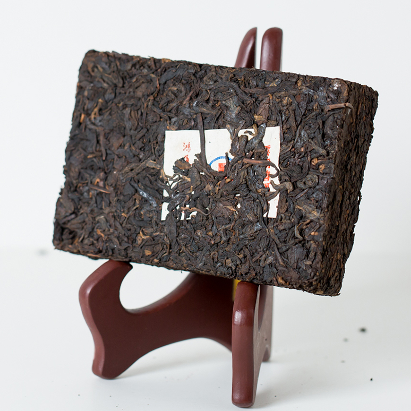 "普洱茶第一人"邓时海亲制 09年鸿运熟茶砖 号级茶配方 临沧凤庆茶区