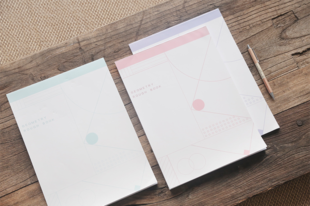 三年二班●几何草稿本z 草稿纸 打草白纸16k 便签纸本学生演算本子