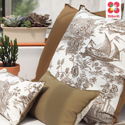 阳春小镇 丨靠枕白猫 柔软舒适 PP棉蓬松弹力强 商品图0