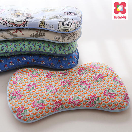 阳春小镇 丨婴儿荞麦枕 防偏头 吸汗透气 亲柔舒适 商品图0