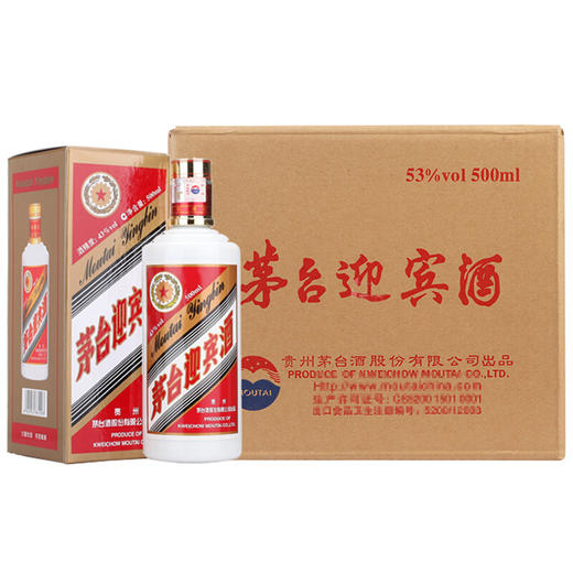 【2019年】茅台股份 老迎宾 53度 500ml x6 整箱 商品图1