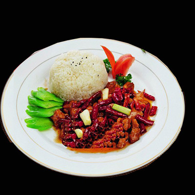 辣子鸡饭(麦特粒尔)