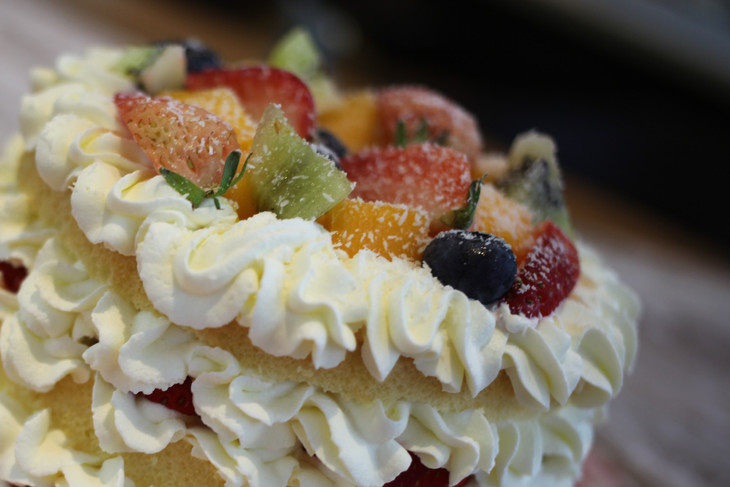 裸蛋糕系列| 原味裸蛋糕~如图款式,新鲜水果,动物性淡奶油