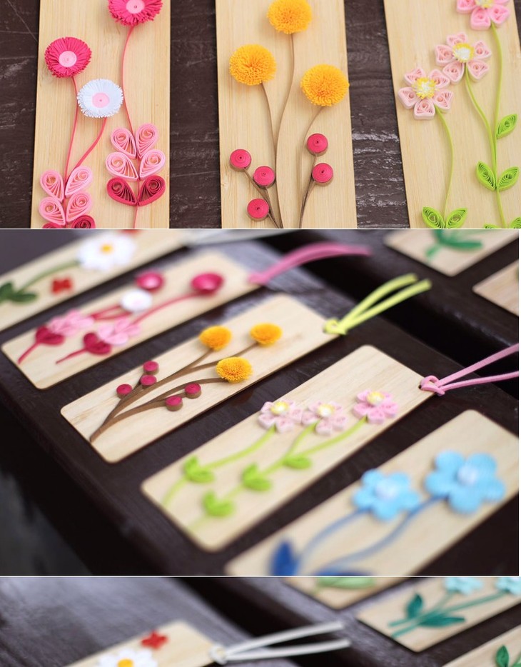 创意手工diy衍纸【竹书签】幼儿园小学亲子手工作业材料包有教程