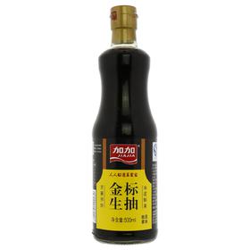 加加金标生抽一级酱油500ml