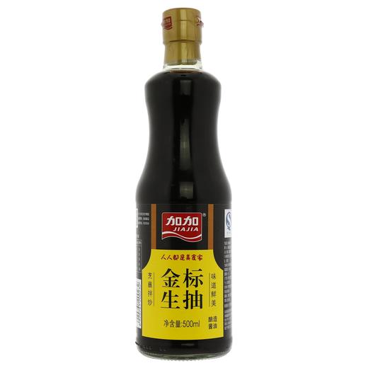 加加金标生抽一级酱油500ml 商品图0