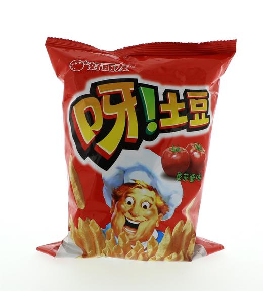 呀土豆薯条袋装70g 番茄酱味 商品图0