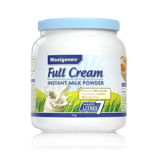 澳洲 Maxigenes 美可卓 全脂高钙奶粉 1KG跨境购 商品图0