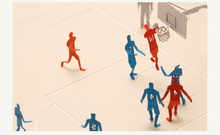 1/100模型,用纸片人还原灌篮高手湘北队