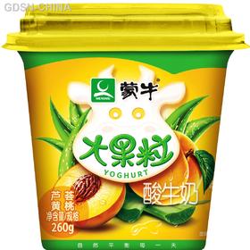 蒙牛大果粒（芦荟+黄桃）