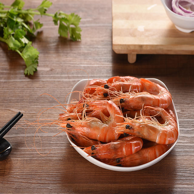 泰国进口熟冻黑虎虾 850g 盒装 海鲜大虾