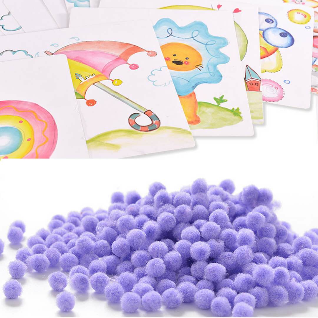 芙蓉天使儿童益智玩具创意毛球画