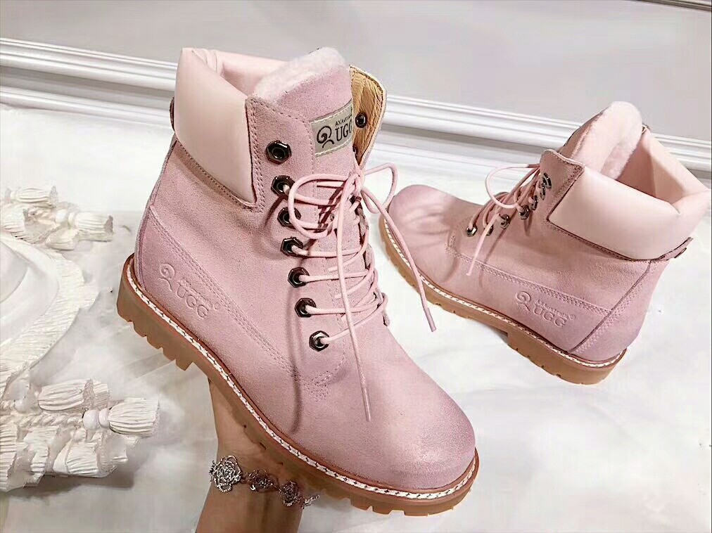 ugg 马丁靴女 短羊毛