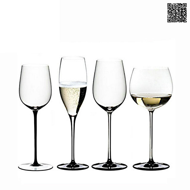奥地利riedel 黑领结 年份香槟手工杯 无铅水晶 奥地利进口 单支装