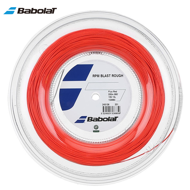 百宝力 babolat rpm blast rough 纳达尔 新款 聚酯硬线 大盘200m 17