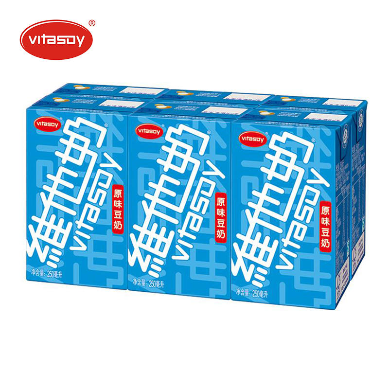 维他奶香草味,原味,巧克力,柠檬茶,黑豆味,麦香味250ml*6盒