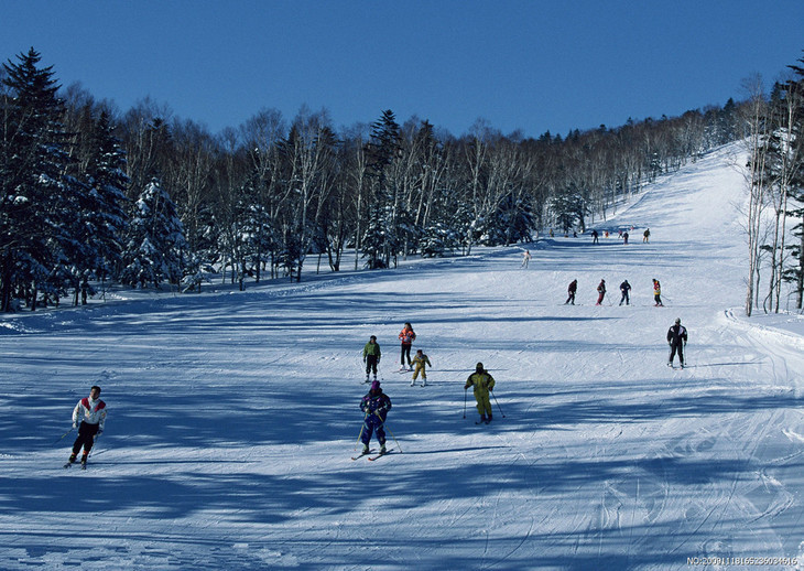 青山滑雪场图片