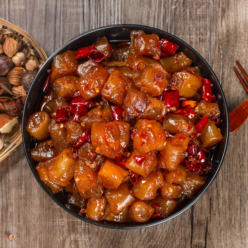 麻爪爪 麻辣牛蹄筋重庆美食卤味小吃好吃的休闲零食下酒菜现做