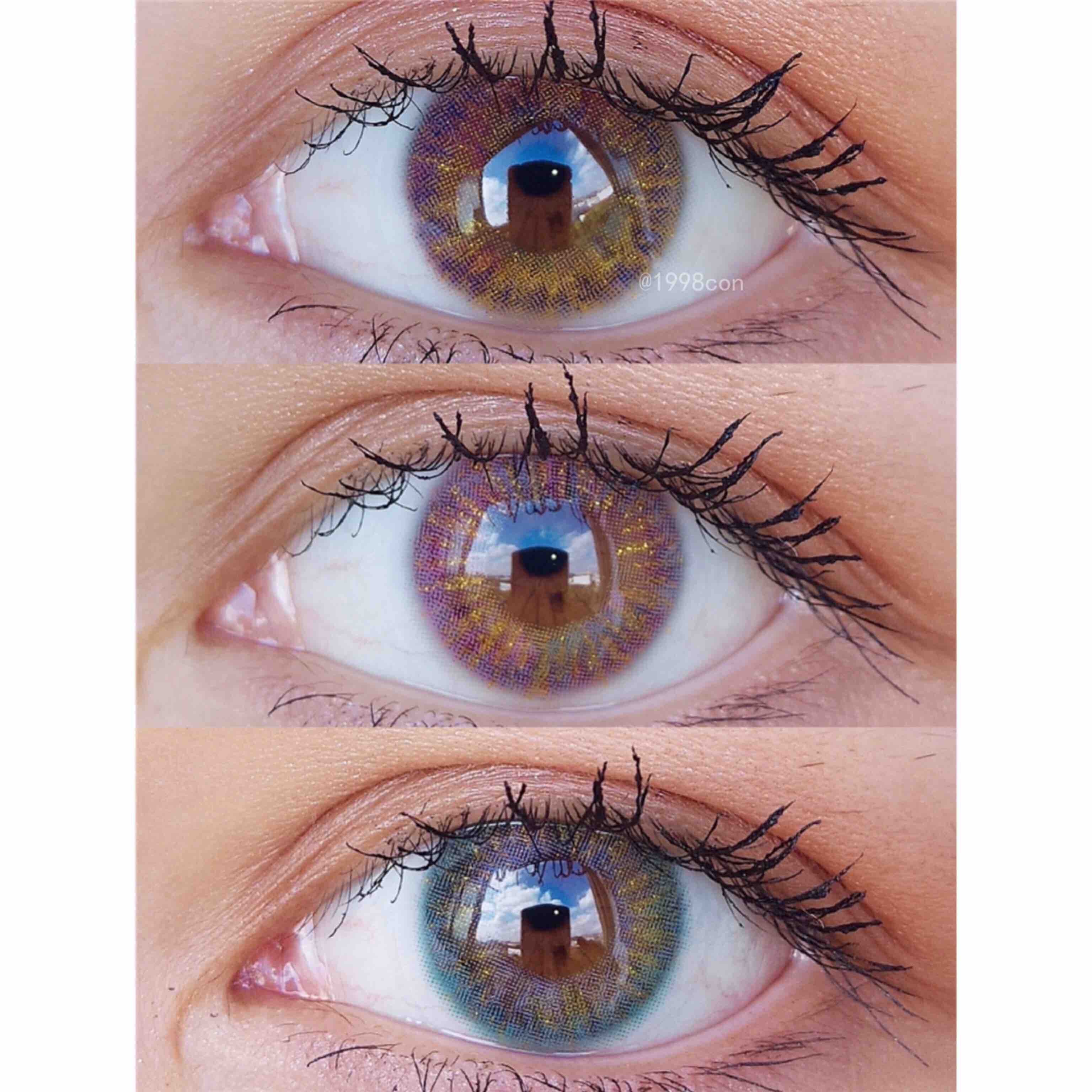 最强混色感搭配blingbling的珠光元素 让瞳孔中的色彩再次升级 !