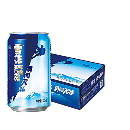 8度雪花勇闯天涯330ml*24