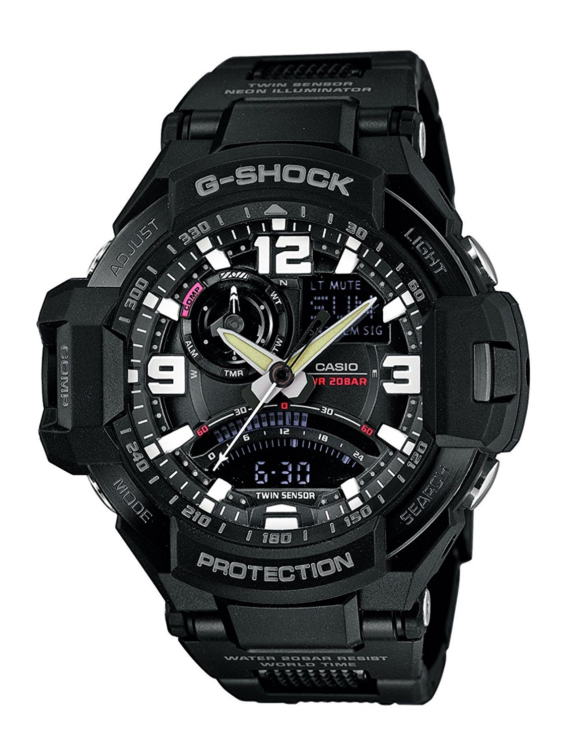 卡西欧(世界上著名的手表厂商) casio 腕表 – analogue 石英,树脂