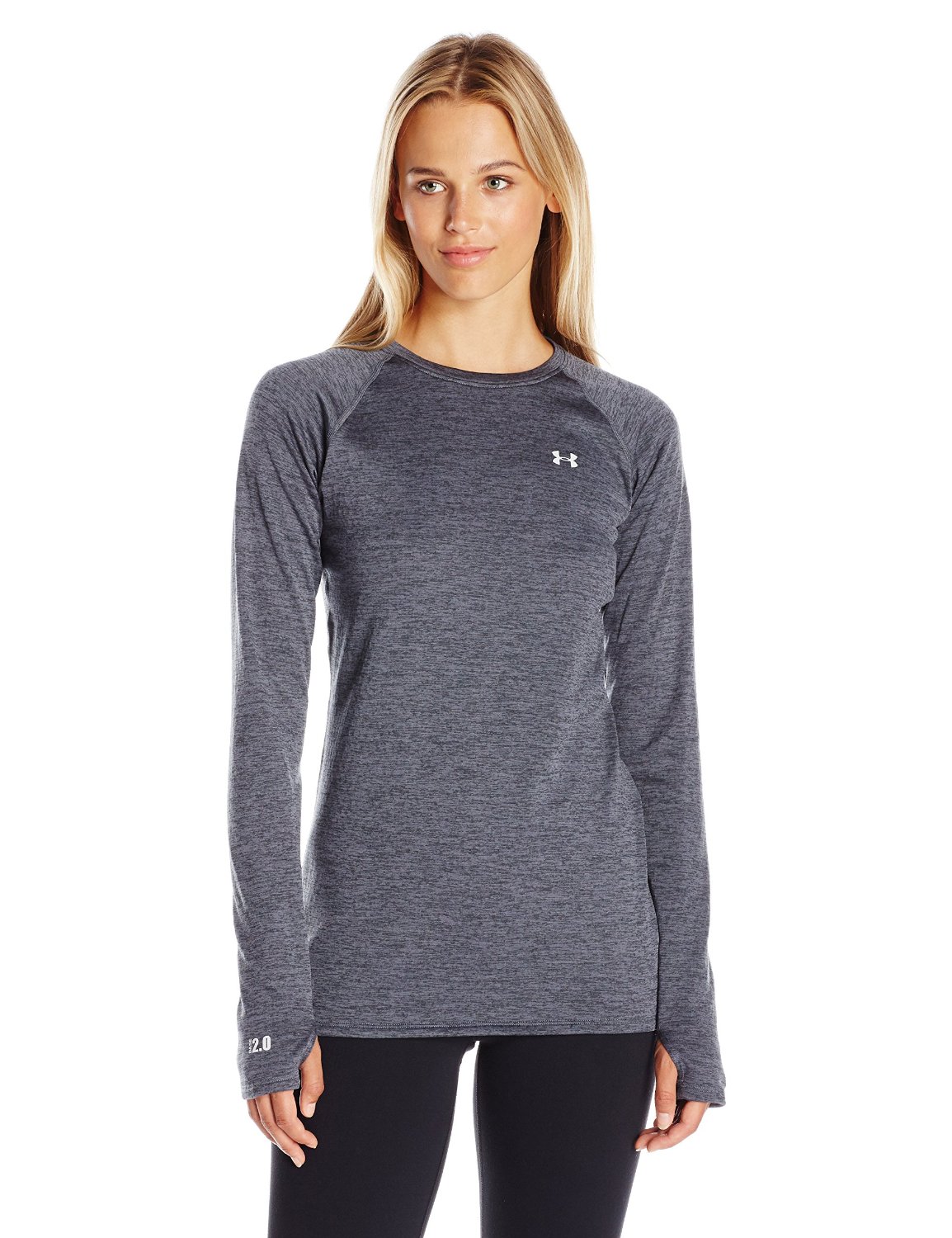 安德玛(美国新锐运动品牌) under armour 女式 base 2.0 crew