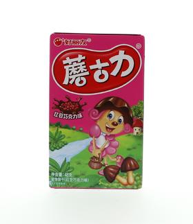 好丽友蘑古力红豆巧克力味48克/袋