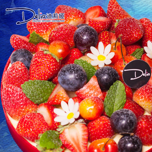 迪莉娅 长春生日蛋糕 豪华蓝莓芝士