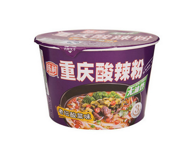 陈村 老坛酸菜酸辣粉 110g/桶