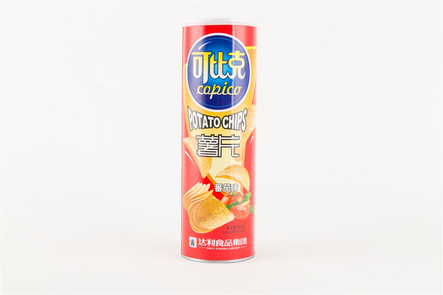 可比克番茄味薯片105g