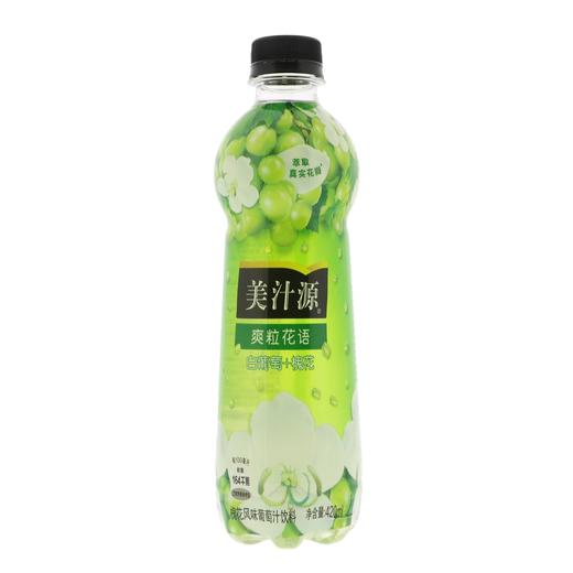 美汁源爽粒花语槐花风味葡萄汁饮料420ml 商品图0