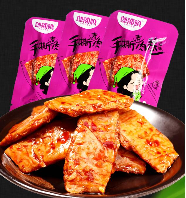 邬辣妈手撕素肉排(劲麻)25g*20袋