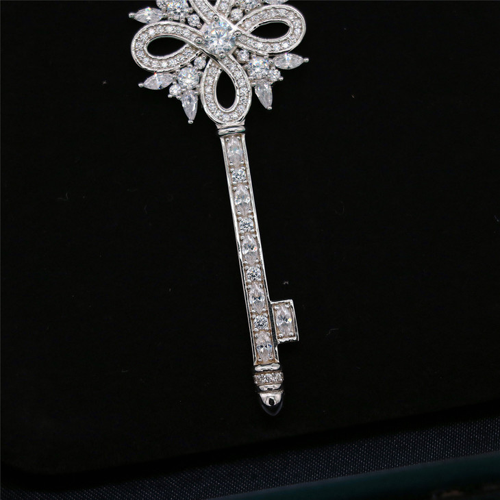 编码tfx60220,蒂芙尼tiffany维多利亚钥匙925纯银项链