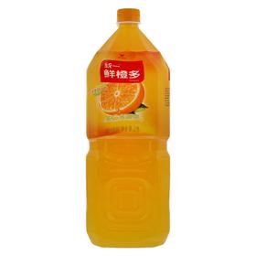 统一鲜橙多 多C多漂亮橙汁饮料2升
