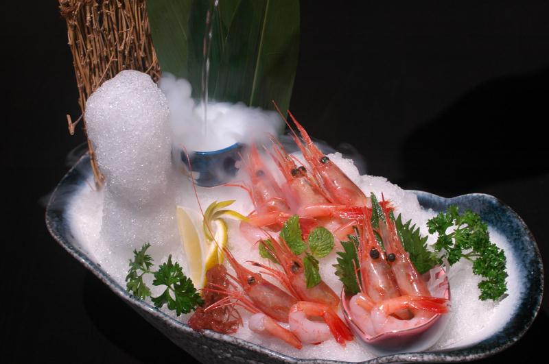 甜虾刺身