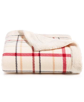 martha stewart 羊羔绒双面毛毯