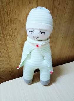 可爱的袜子娃娃 手工作品