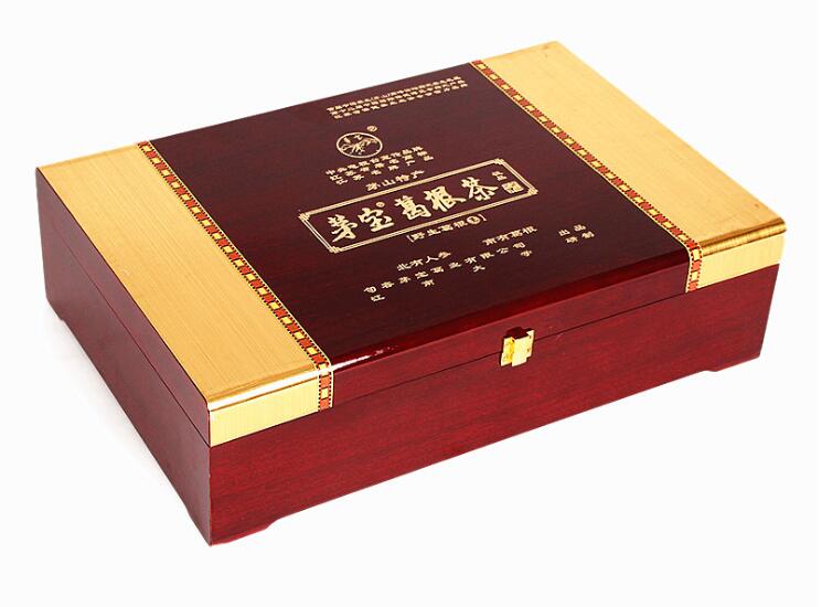 茅宝牌野生葛根茶有机食品句容茅山特产葛根茶节日礼品茶木礼盒装