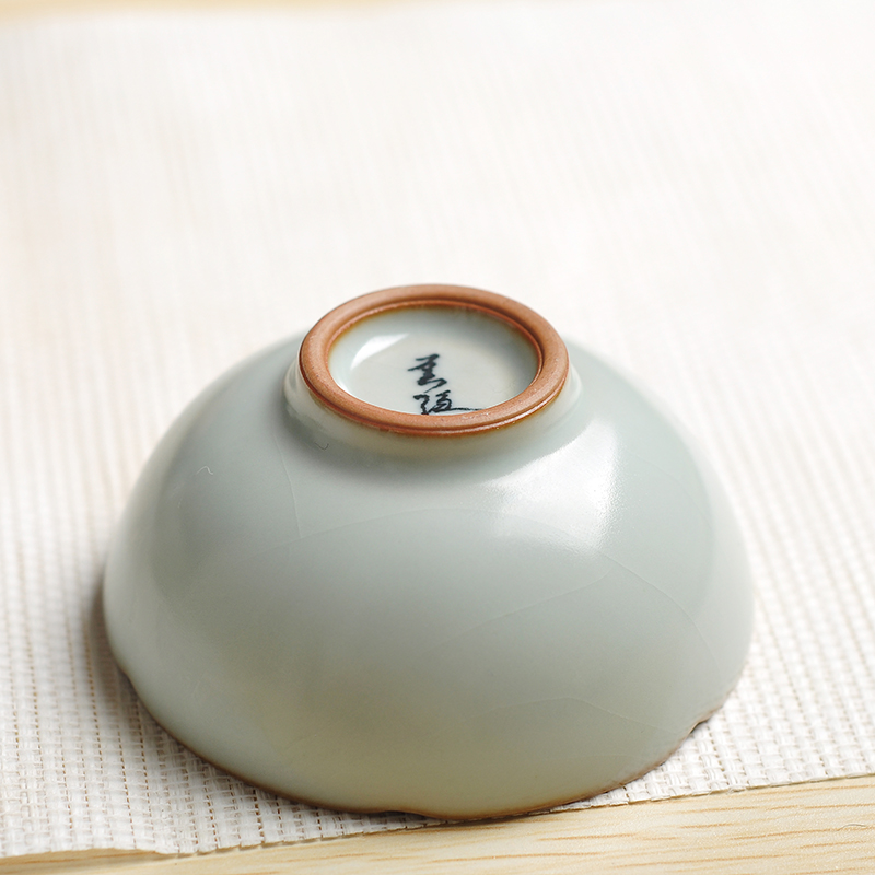 善隐倾城汝窑茶器套组