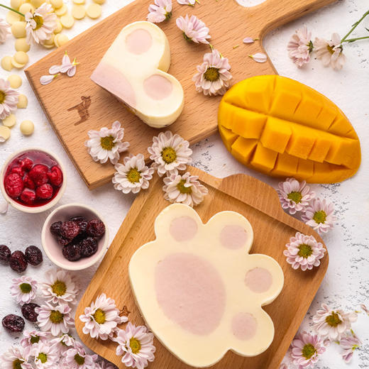 小爪 可爱创意蛋糕 巧克力/树莓慕斯 商品图2