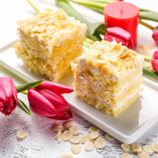 许愿  烤制扁桃仁/杏仁 坚果蛋糕 商品图1