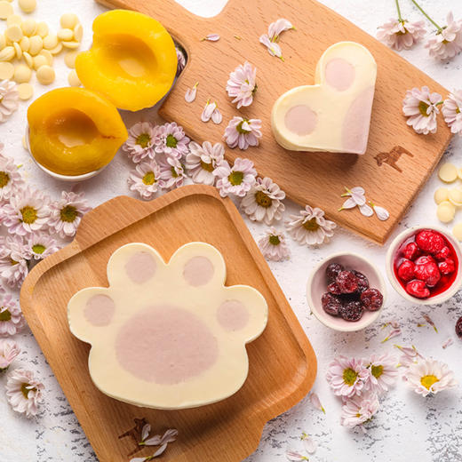 小爪 可爱创意蛋糕 巧克力/树莓慕斯 商品图3